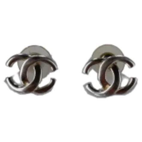 stainless steel chanel earrings